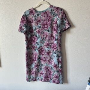 Babaton Purple Floral Mini Dress